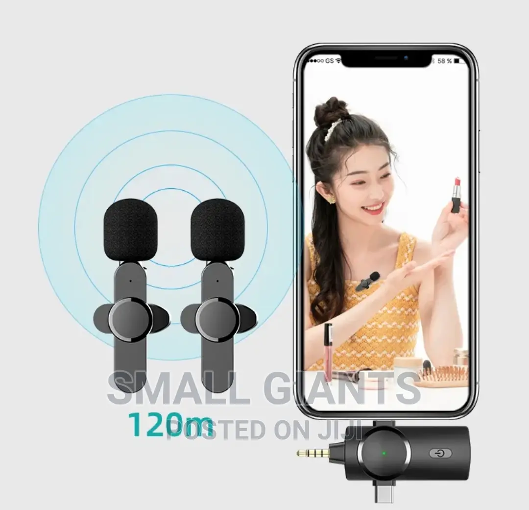 3 in 1 Noise Reduction Lavalier Mini Wireless Microphone