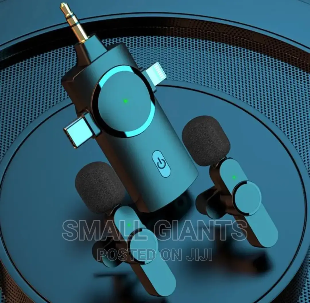 3 in 1 Noise Reduction Lavalier Mini Wireless Microphone