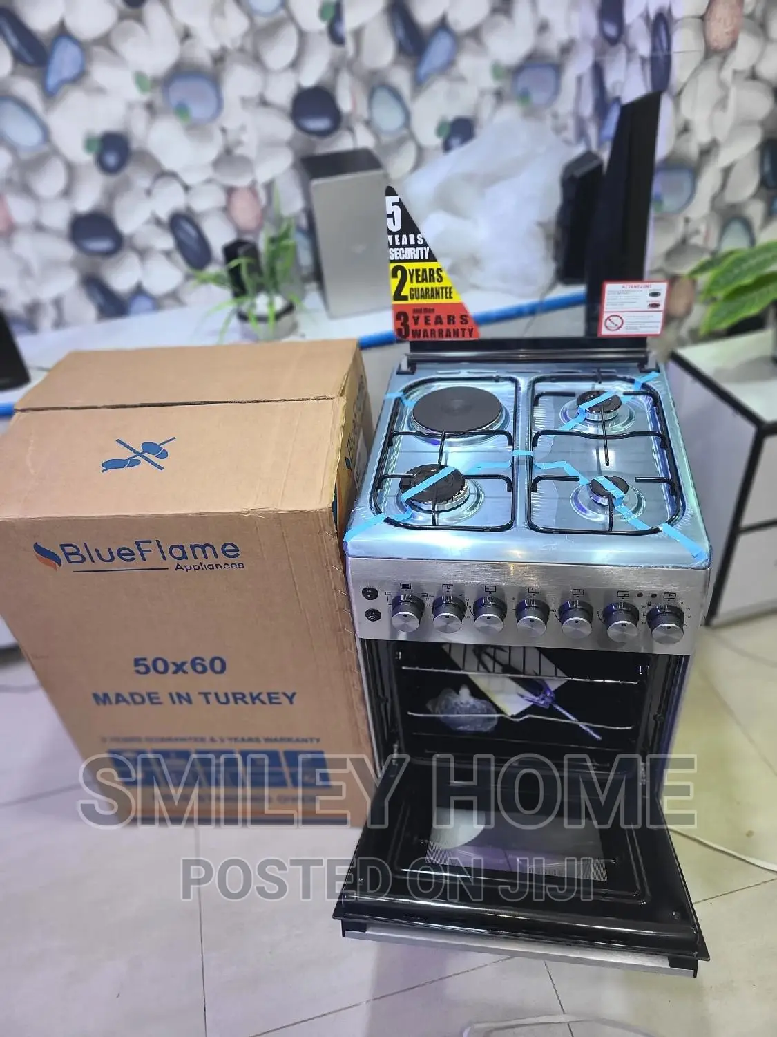 Blueflame 50*60 (3+1)Gas Cooker and Oven