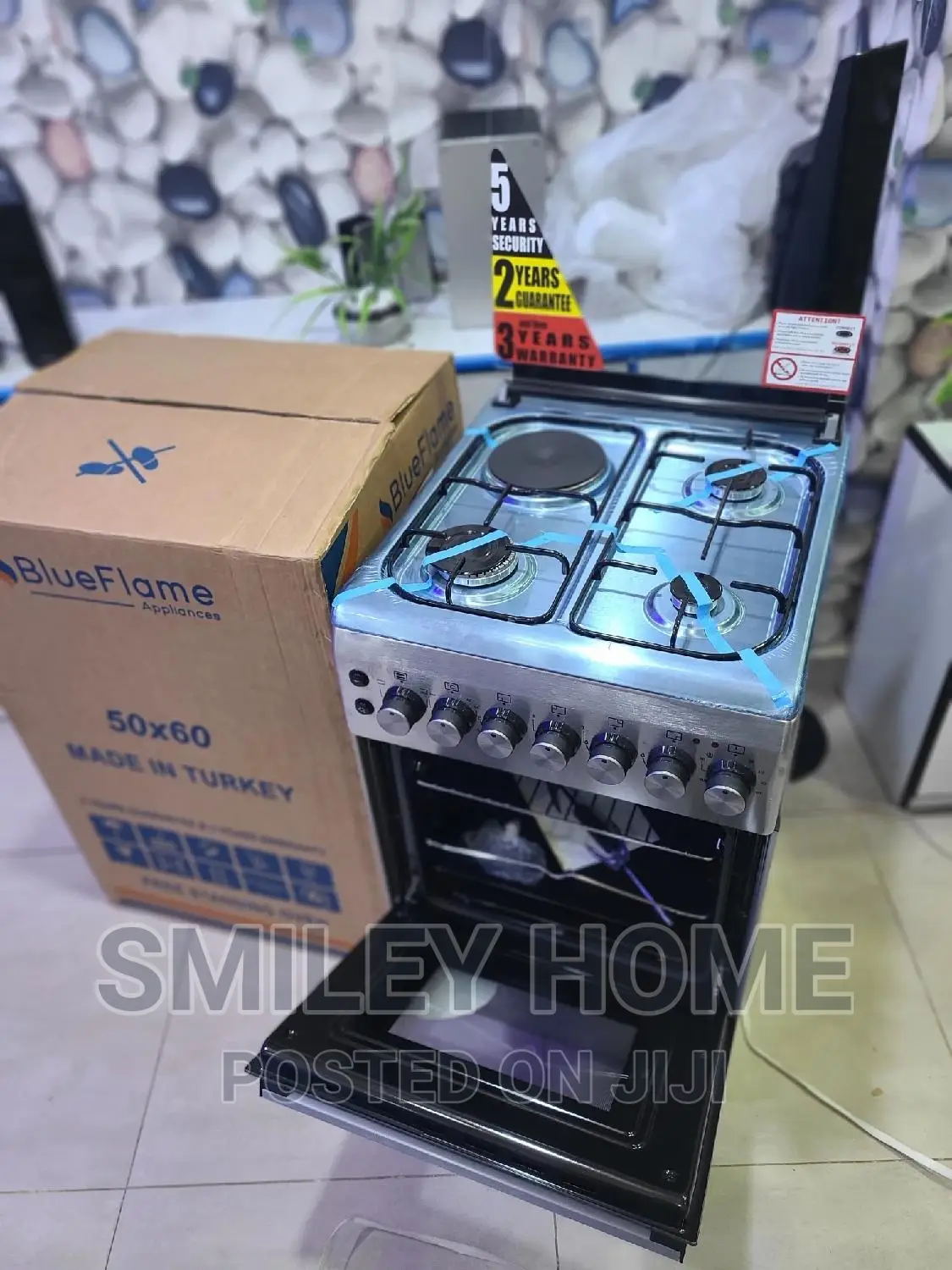 Blueflame 50*60 (3+1)Gas Cooker and Oven