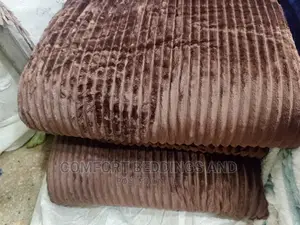 Soft Blanket, Bedcover Coffee Brown