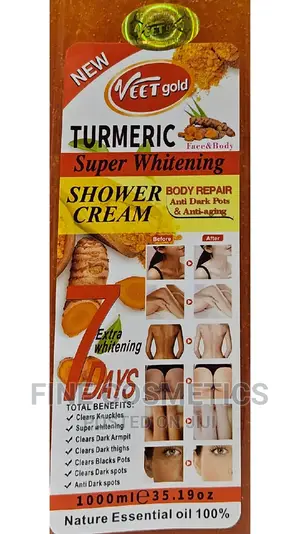Veetgold Turmeric Super Whitening Shower Gel 7days Body Wash