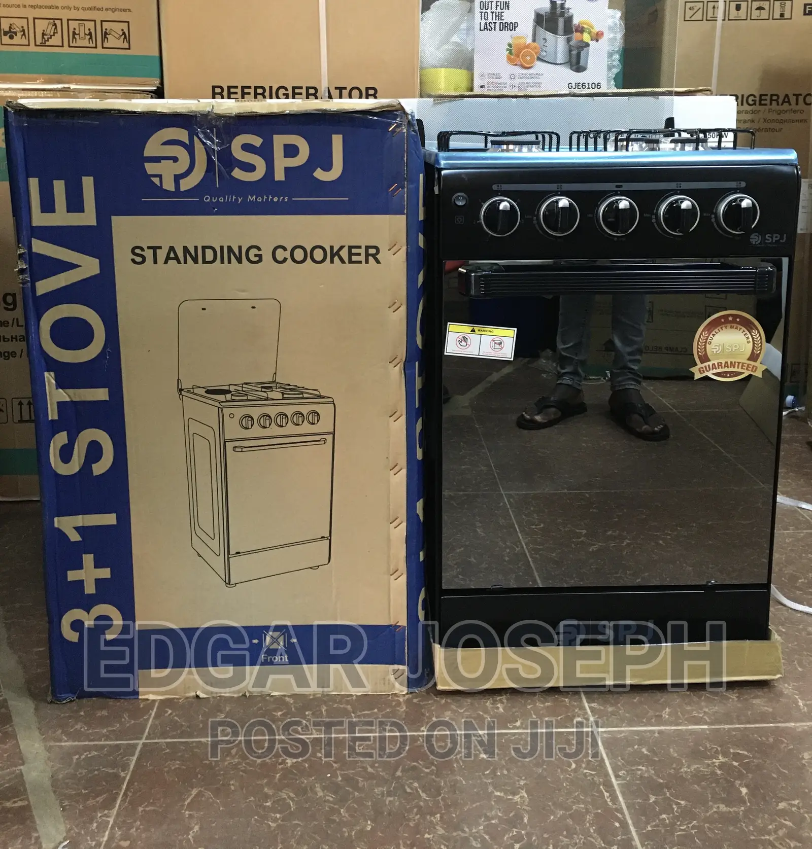 Cooker SPJ 3 Gass One Electric