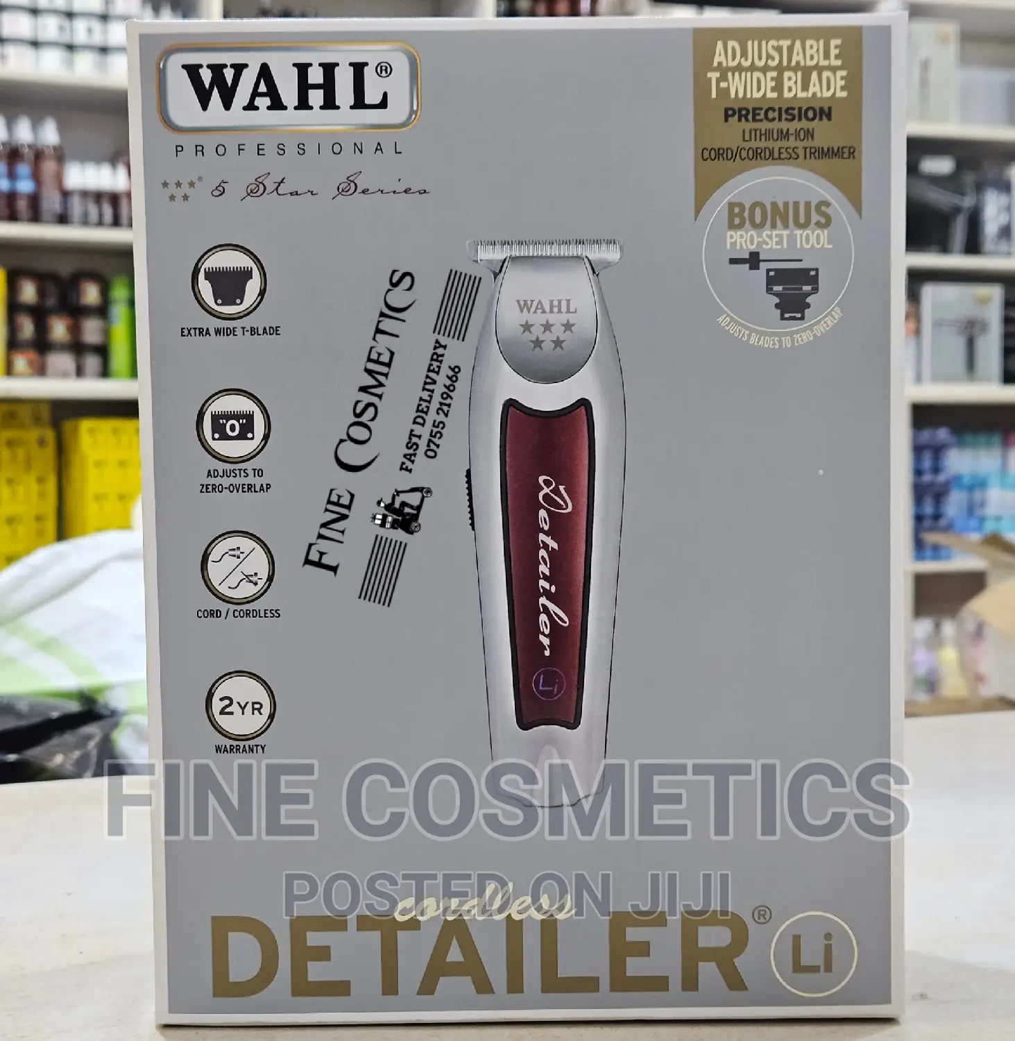 New Wahl 5-star Serie Cordless Detailer Rechargeable Trimmer