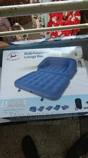 Inflatable Air Mattress With Pump, Portable SUV Travel Bed