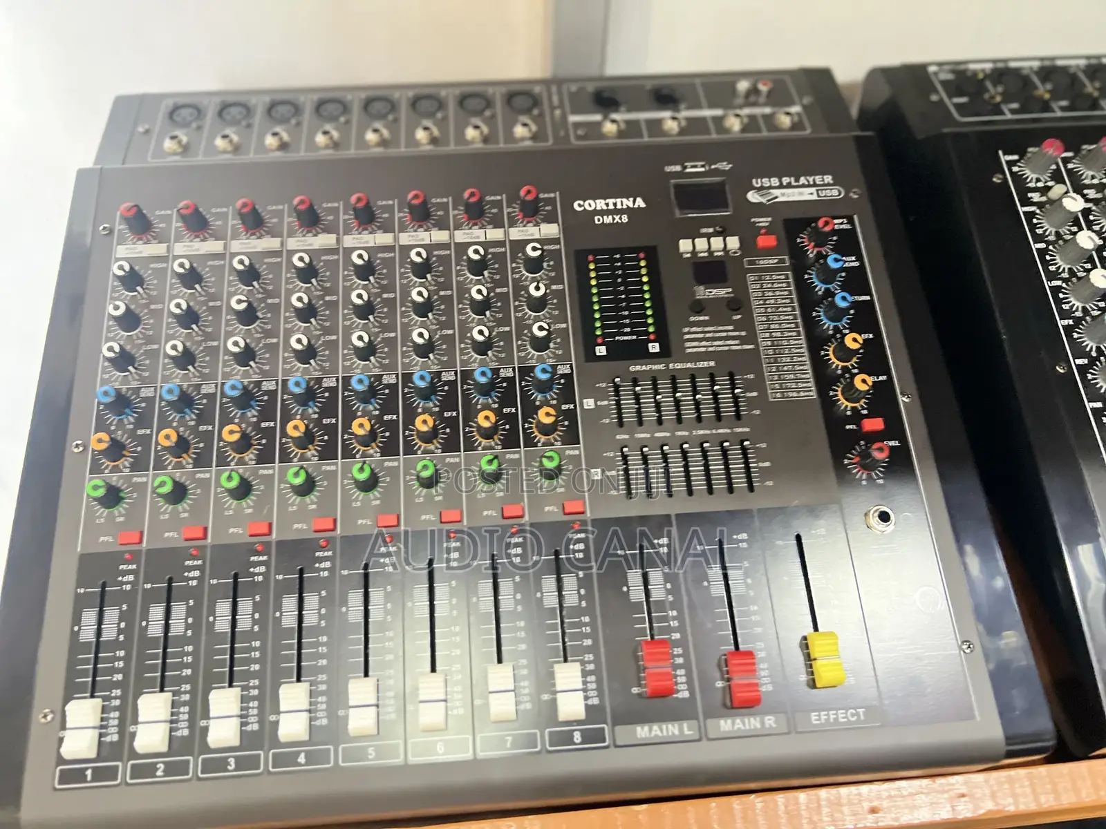 Cotina 8 Channel Powerful Amp Mixer