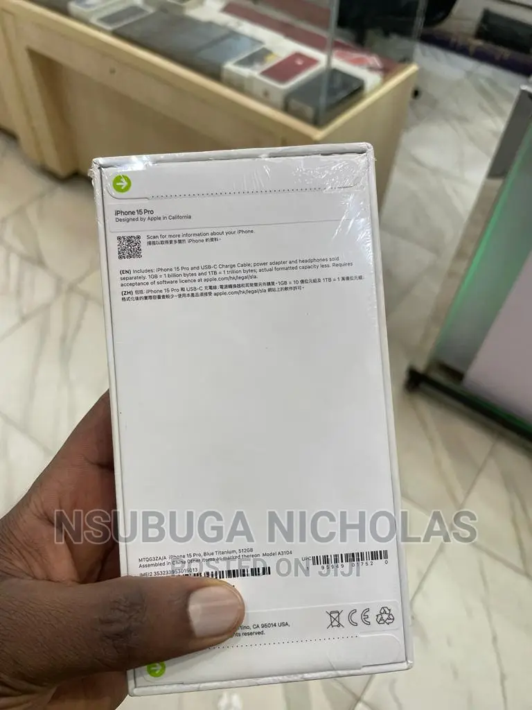 New Apple iPhone 15 Pro 512 GB Black