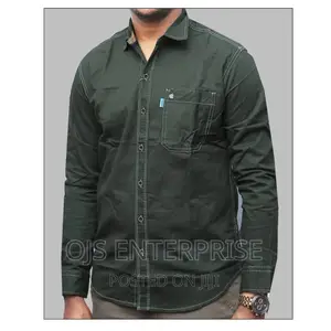 Quality Men's Khaki Shirts (Durable Cotton)