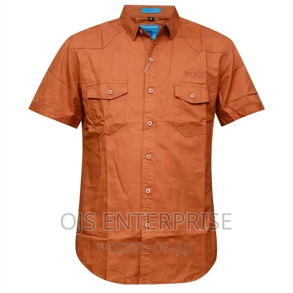 Short Sleeve Khaki Shirts Mens