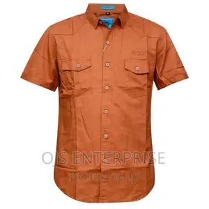 Short Sleeve Khaki Shirts Mens