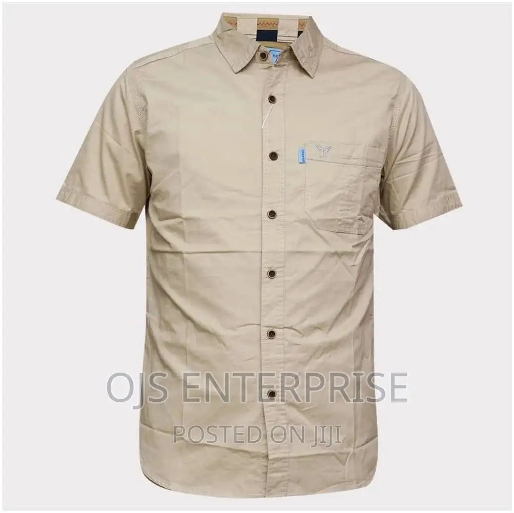 Short Sleeve Khaki Shirts Mens