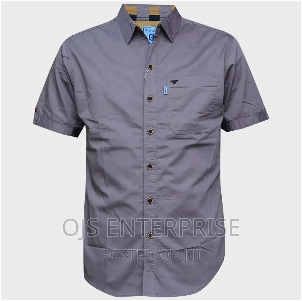 Short Sleeve Khaki Shirts Mens