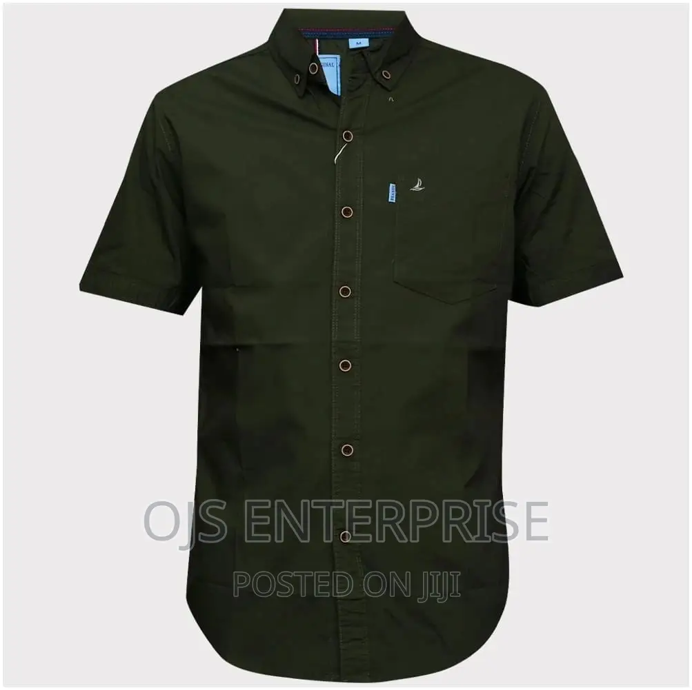 Short Sleeve Khaki Shirts Mens