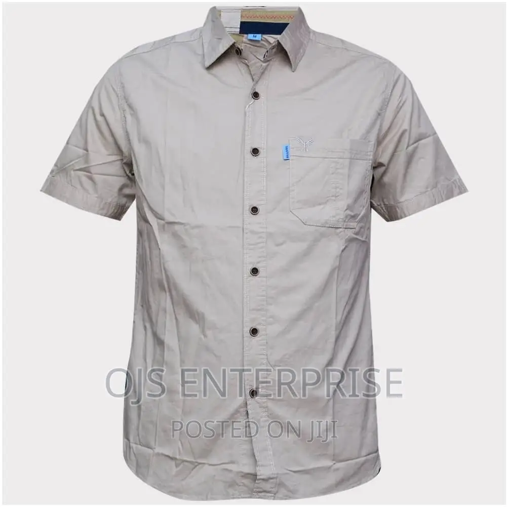 Short Sleeve Khaki Shirts Mens
