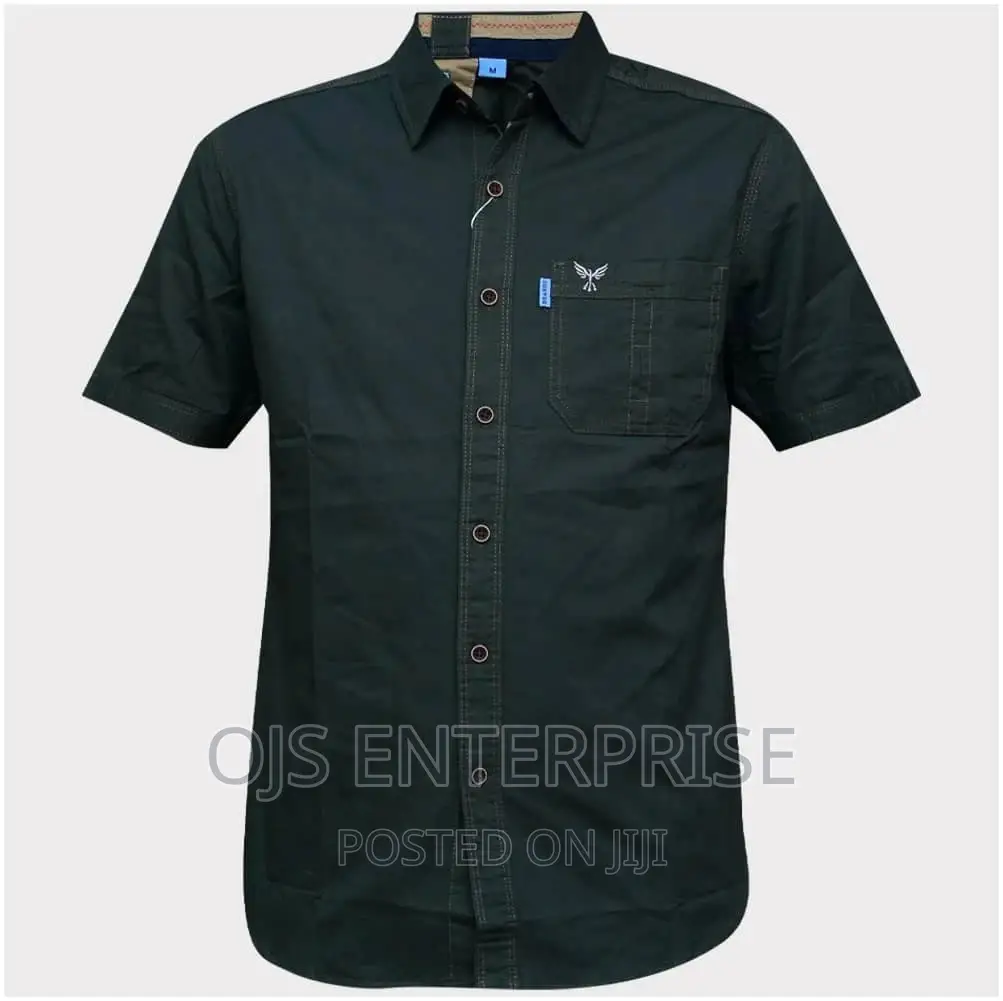 Short Sleeve Khaki Shirts Mens