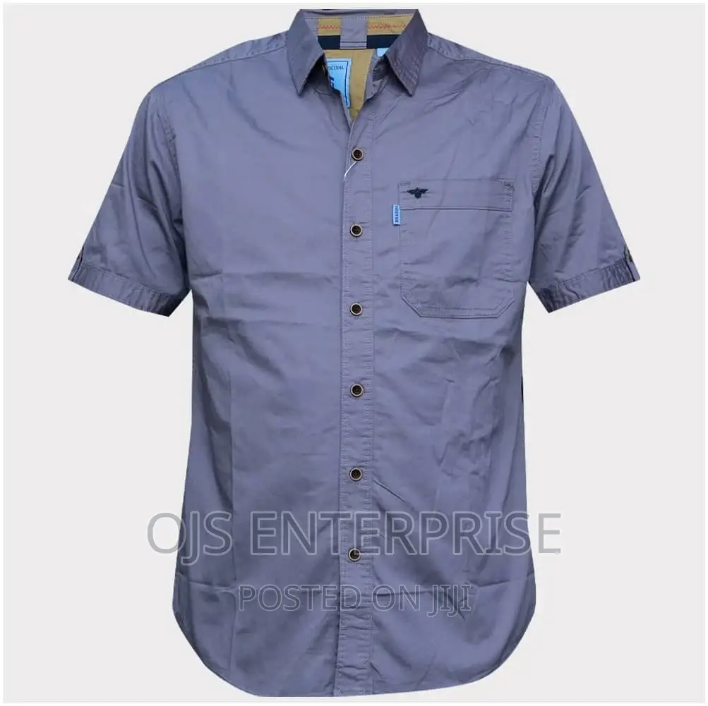 Short Sleeve Khaki Shirts Mens