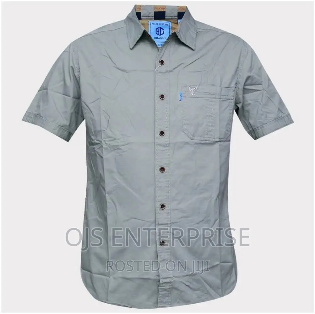 Short Sleeve Khaki Shirts Mens