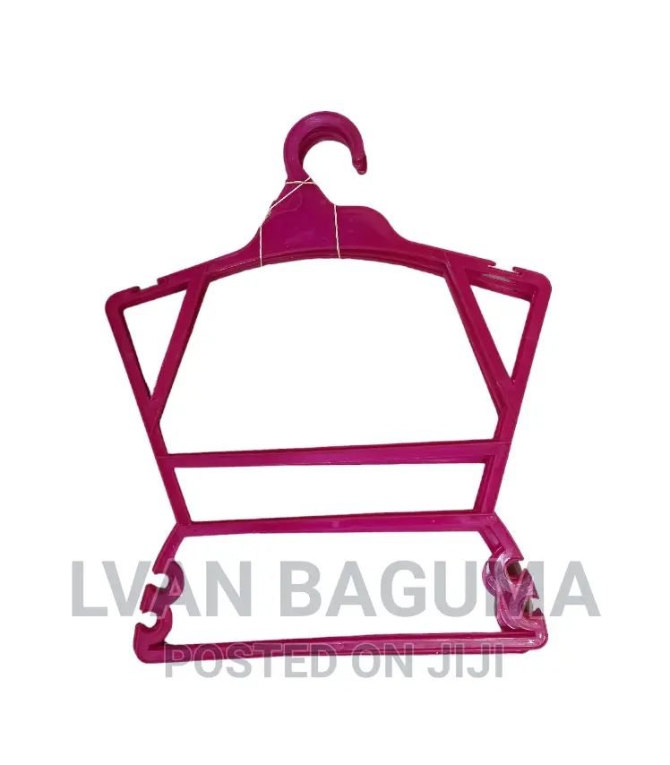 Hexagonal Kids Plastic Hangers - Medium Size