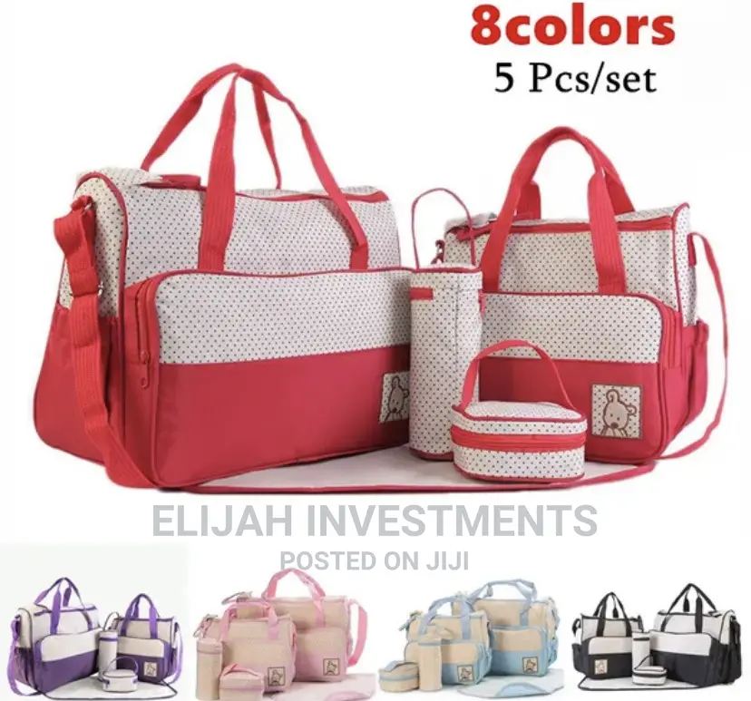 5pcs Set Lady Multifunctional Diaper Bag