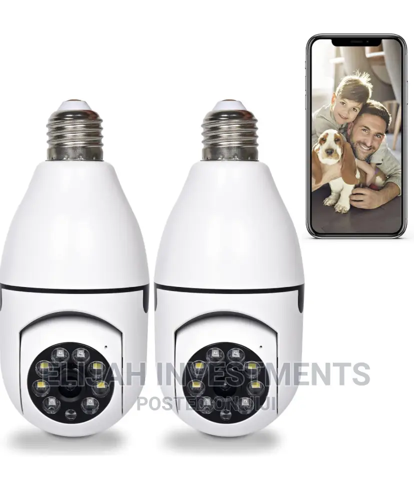 Wi-Fi Spy Camera 1080p IP Bulb Camera