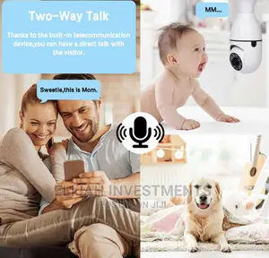 Wi-Fi Spy Camera 1080p IP Bulb Camera