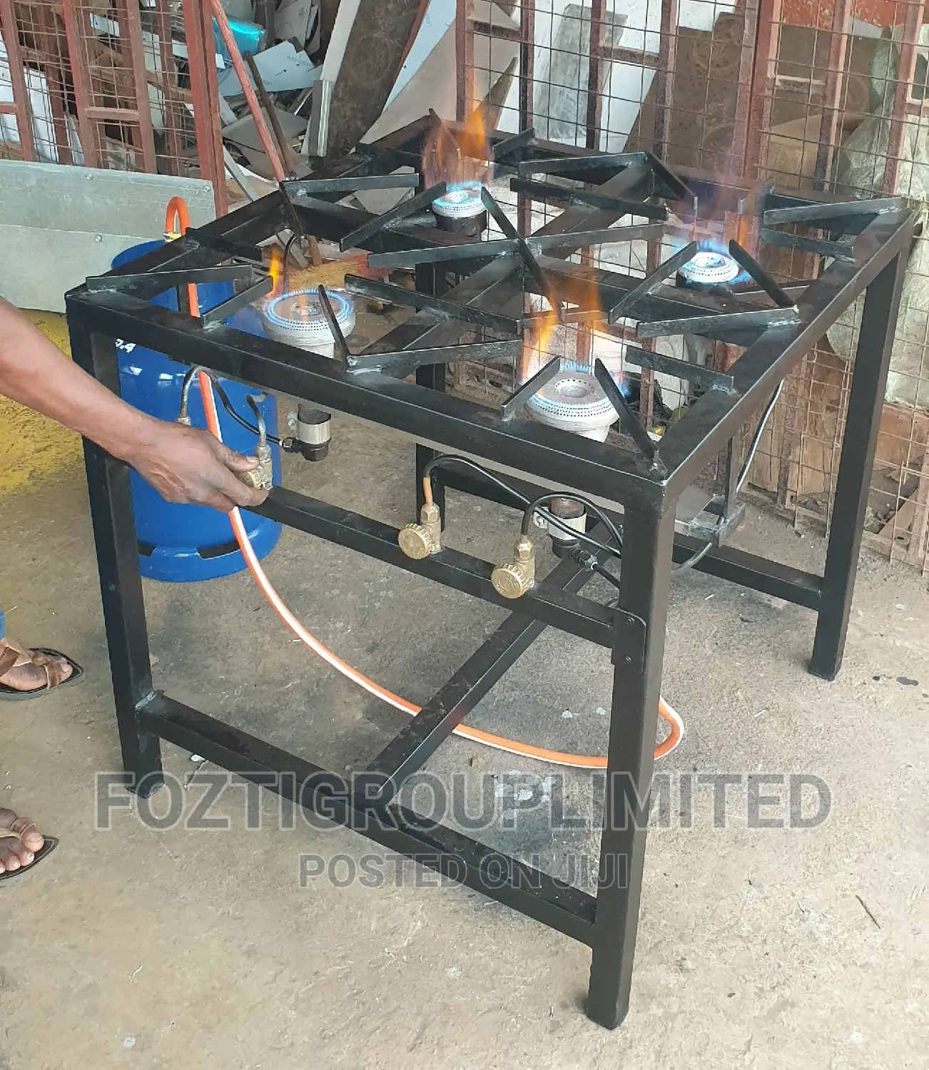 Gas Cooker 4 High Pressure Burners