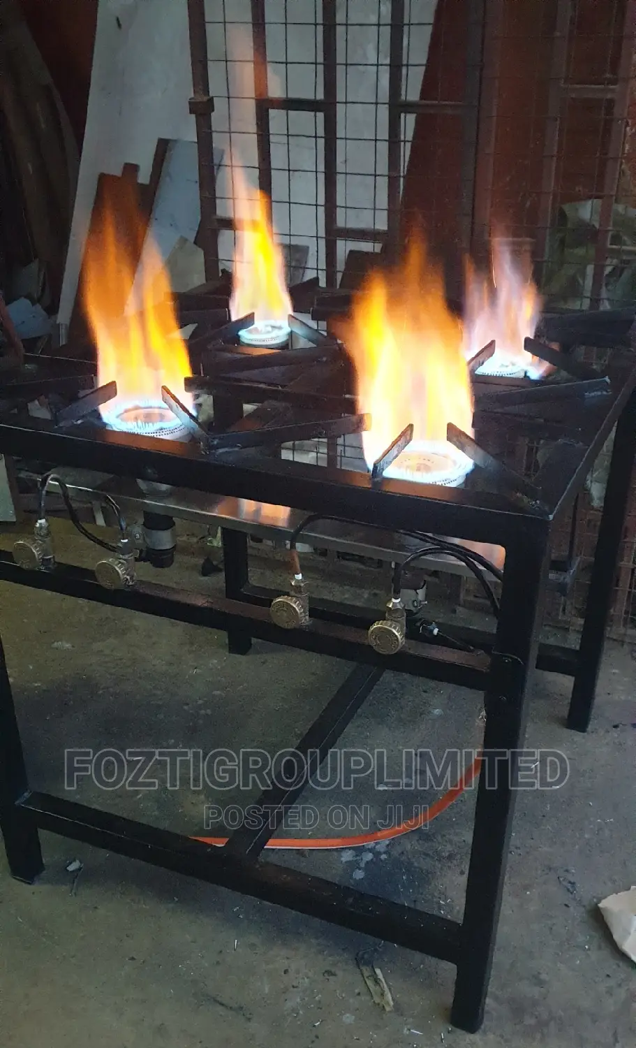 Gas Cooker 4 High Pressure Burners