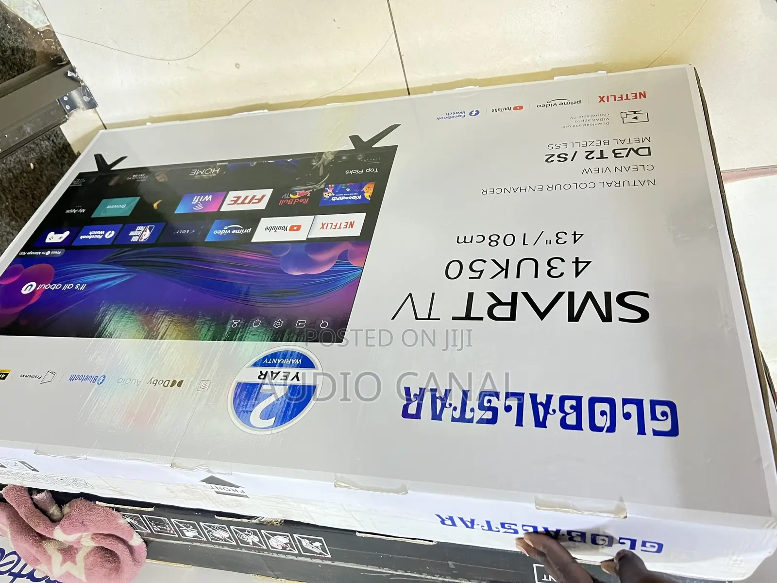 Globalstar 43” Smart Tv With Bluetooth Connectivity