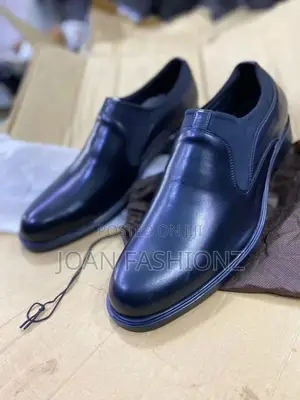 Original Clarks Gentle Loafers Shoes-Black Brown