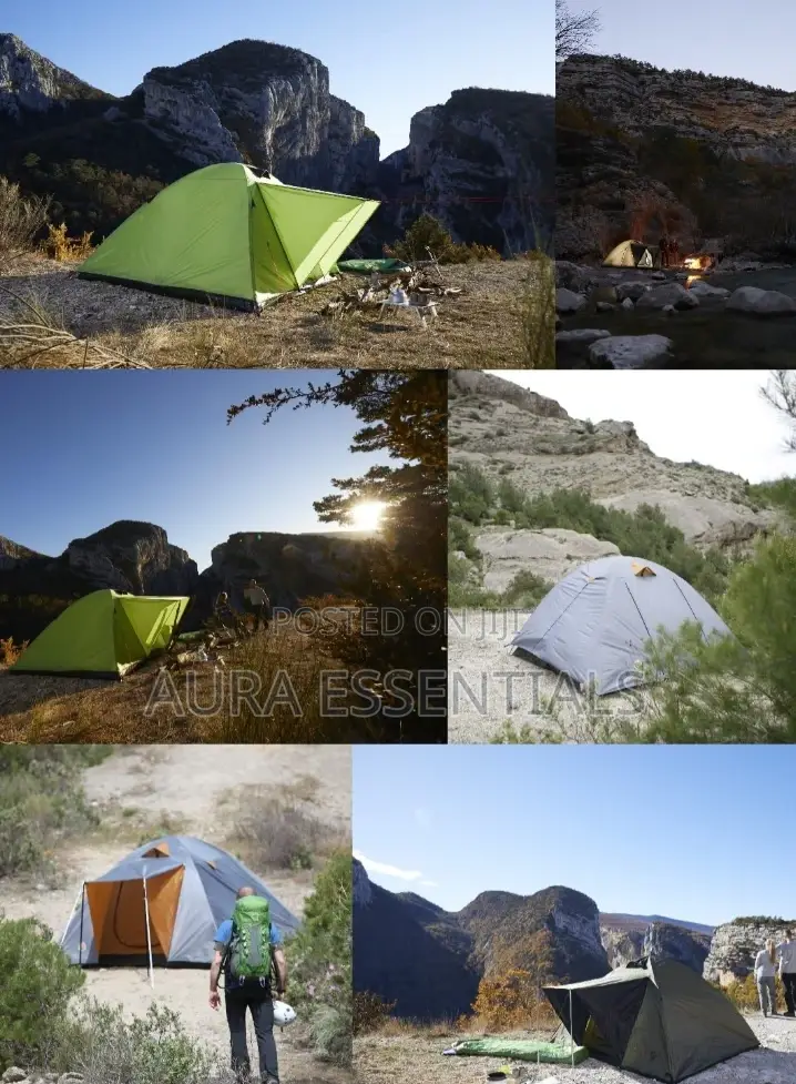 New 4 People Waterproof All Weather Camping Tent