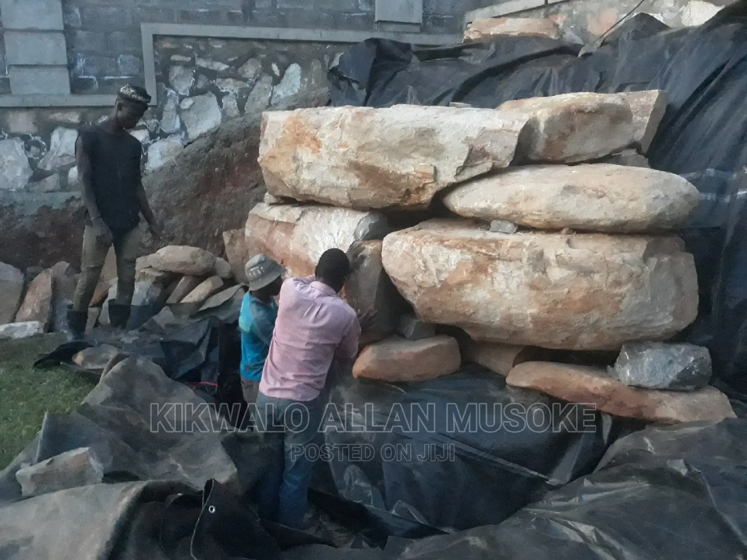 Waterfall, Fountain, Antique Bolders, Rock Garden Services.