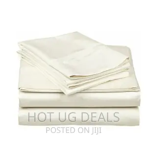 Photo - 5x6 Cannon Double Cotton Bedsheets With 2 Pillowcases- Cream
