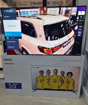 Chiq 50inch Uhd Smart Android TVS 2yrs Warranty