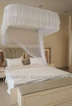 Luxury Wall Mount Mosquito Net White