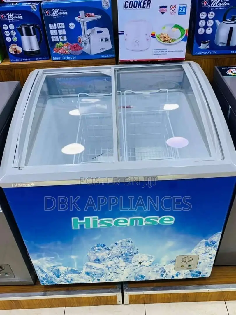 Hisense 260l Gross Display Freezers Available Beyi Powa