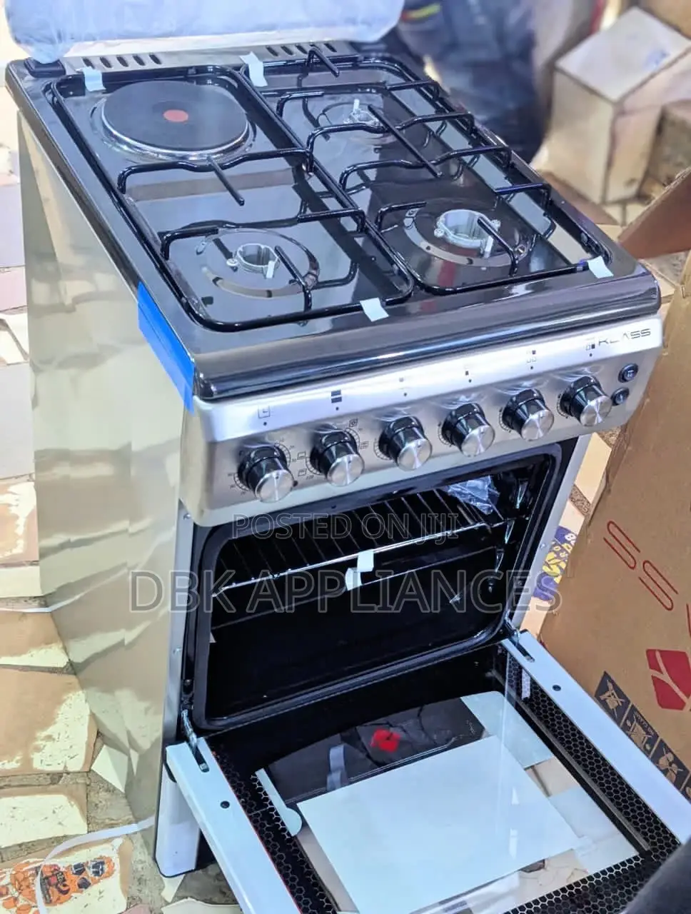 KLASS 3gas 1electric Cookers Available 5yr Warranty