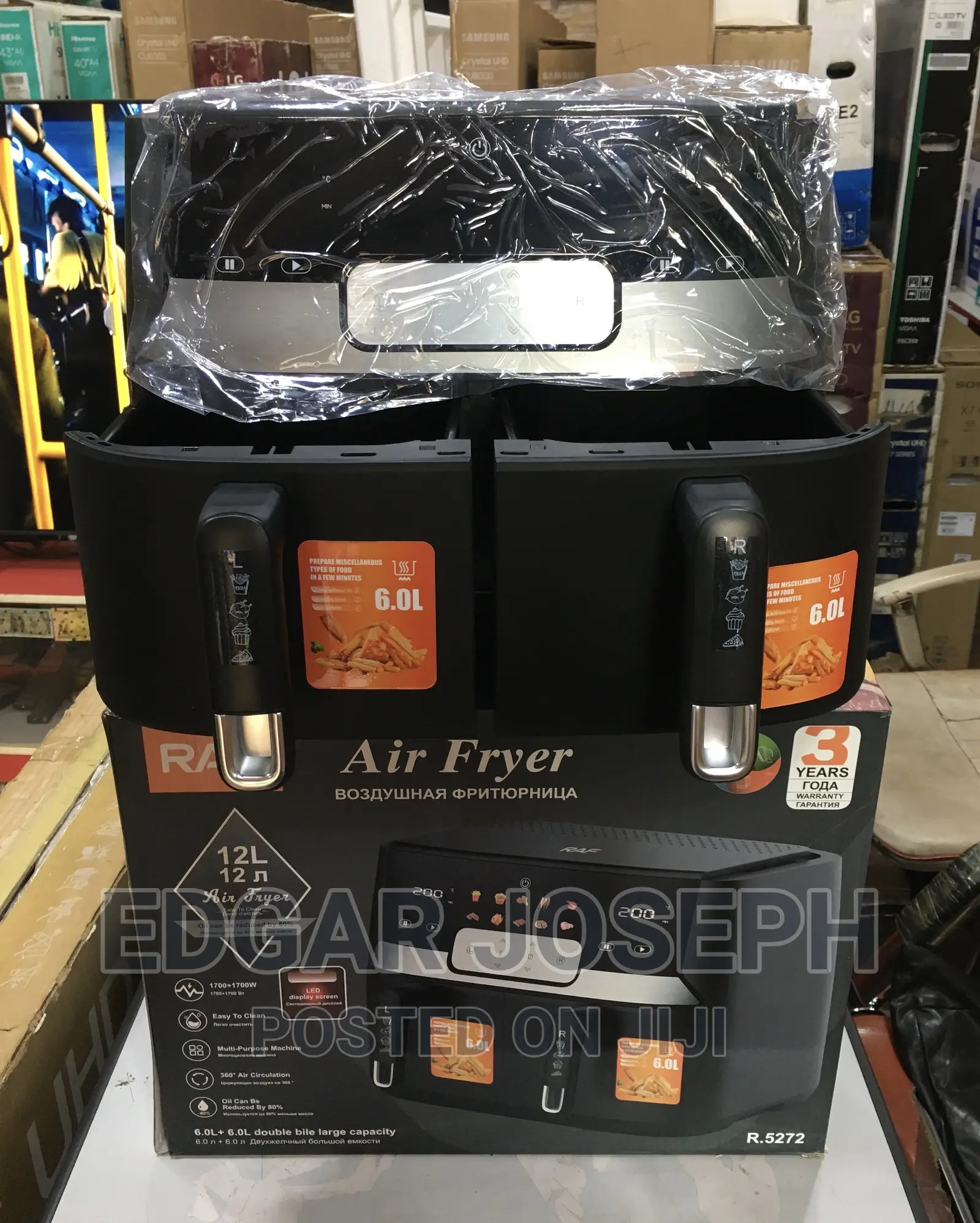 Hoffmans Air Fryer 12L Brand New
