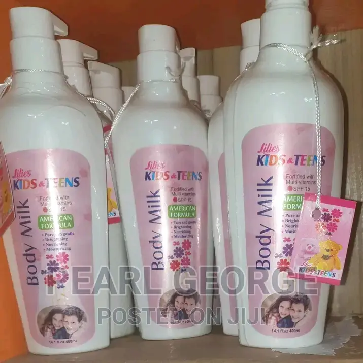 Lilies Kids and Nd Teens Body Milk Lotion- Spf15 American Formula