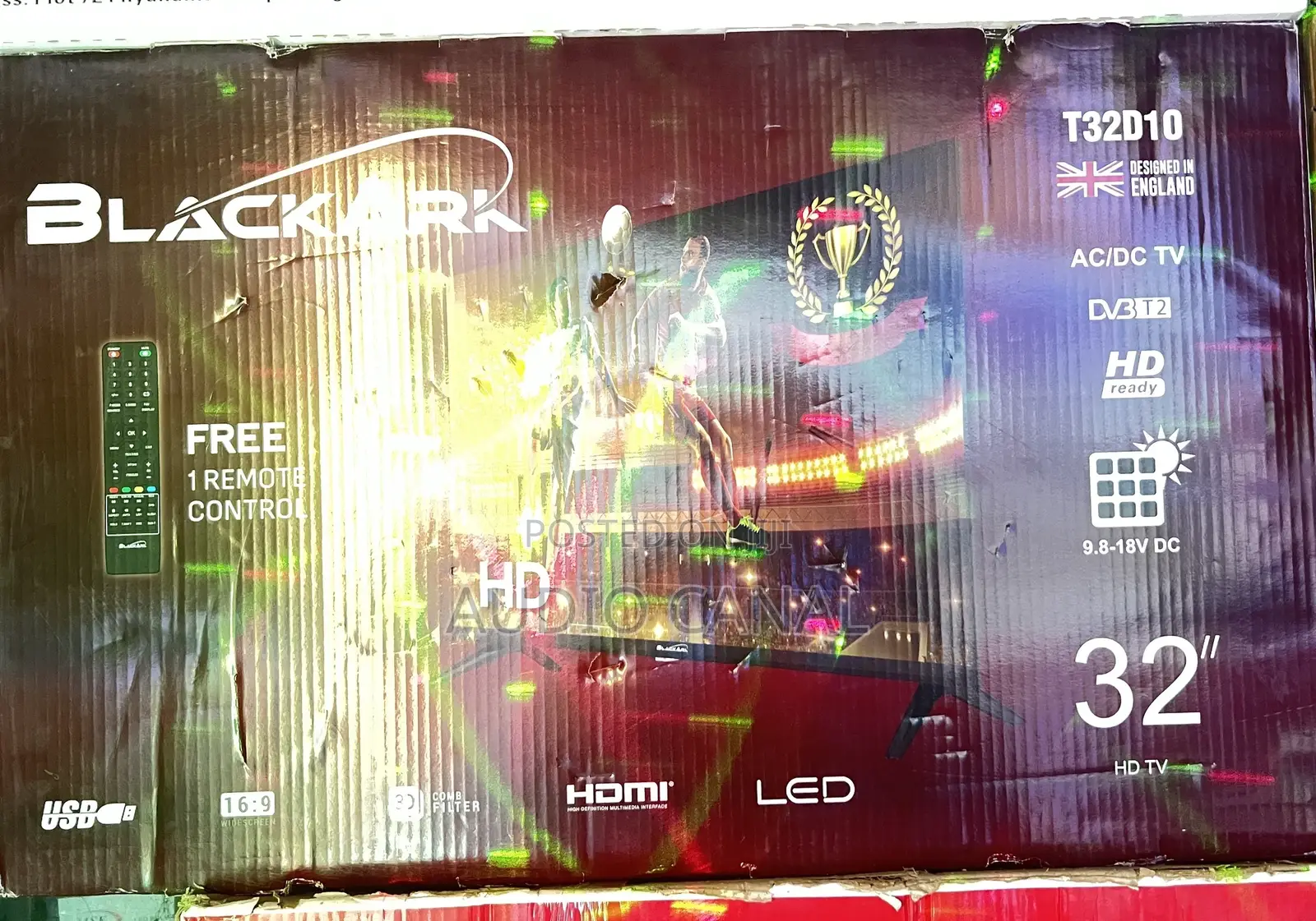 Black Ark 32” Digital Tv