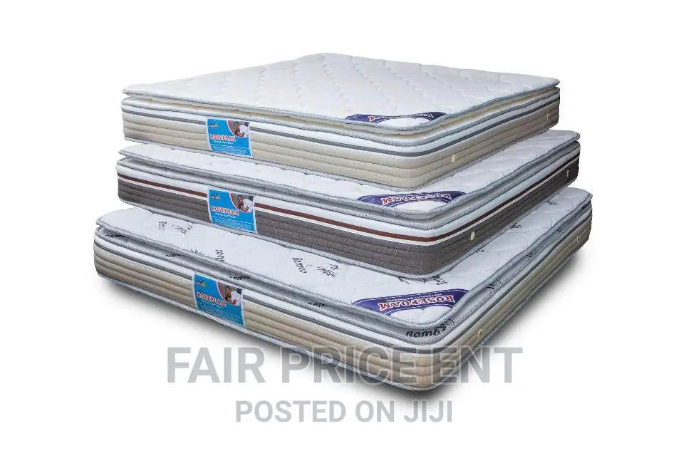 Double Layer Spring Mattress.5x6x12inches.( White)