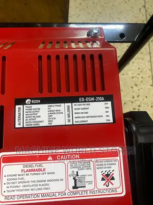 Heavy Duty Diesel Welding Generator (210amps)