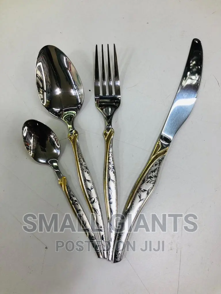 30 PCS Stainless Steel Table Eating Flatware Cutlery Kit