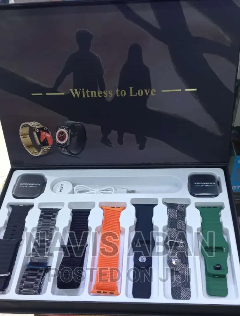 2in One Ultra Watch With 7 Straps