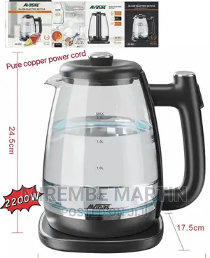 Electric Avinas Glass Kettle