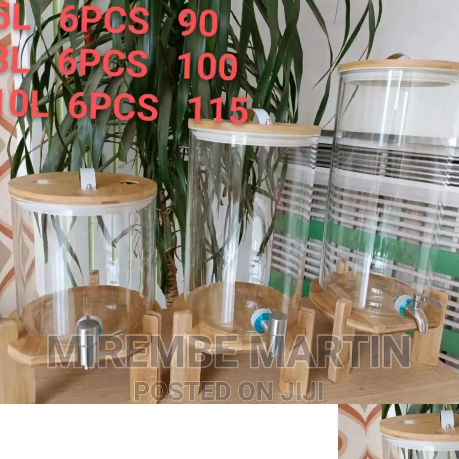 Portable Glass Juice Dispenser