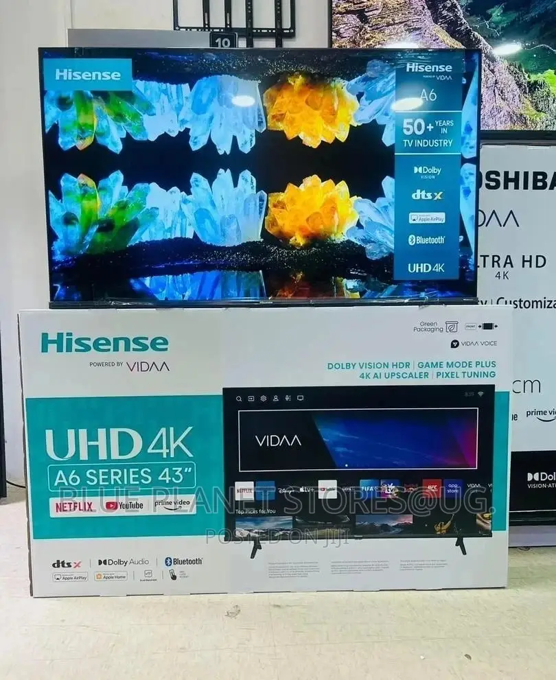 Hisense 43inch 4k Ultra HD Smart Tvs.