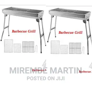 Sliver Folding BBQ Grill