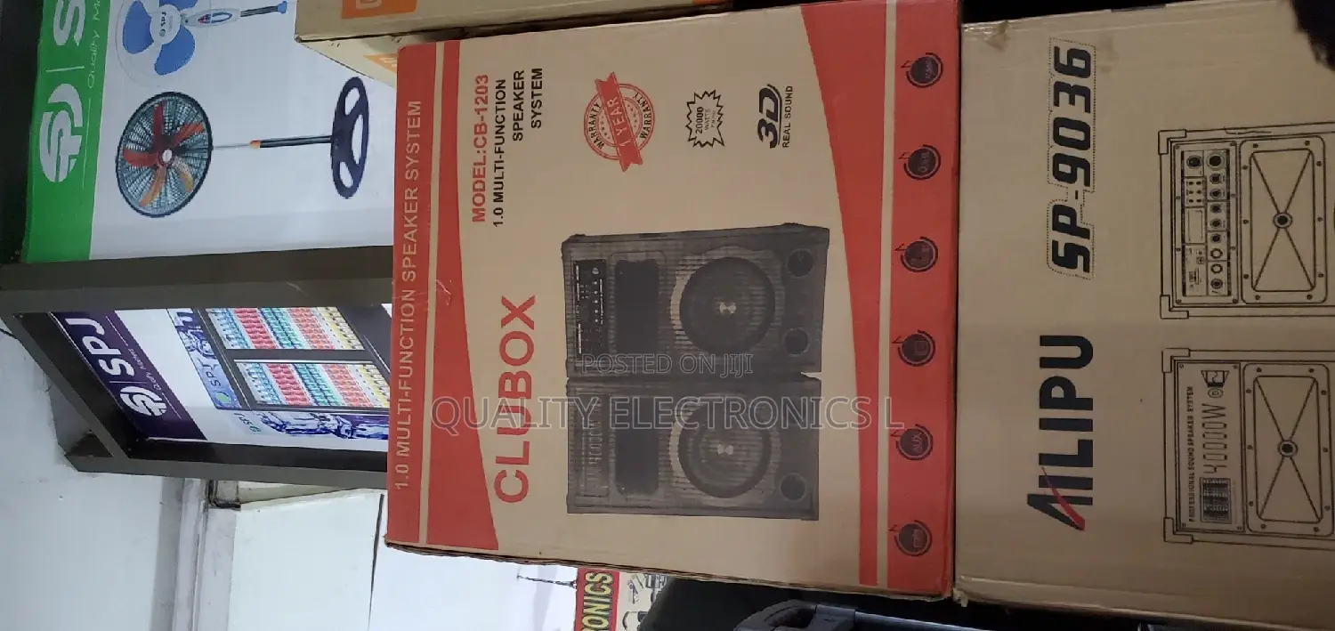 Clubox 40000wats Amplified Speaker