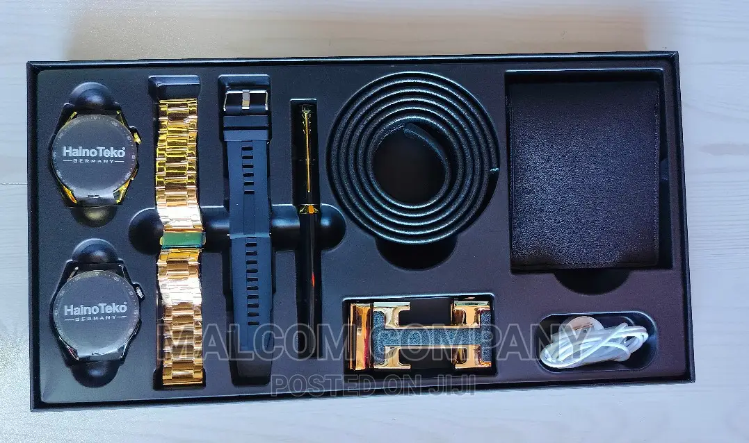 Haino Teko Germany Made(2 Watches,Pen, Belt,Wallet, Charger.