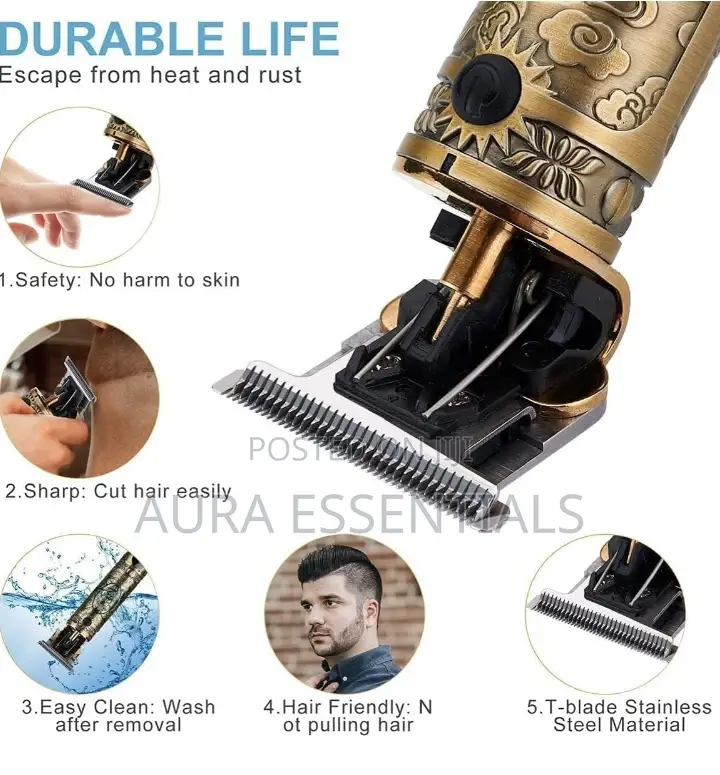 Zero Gapped Professional Hair Trimmer